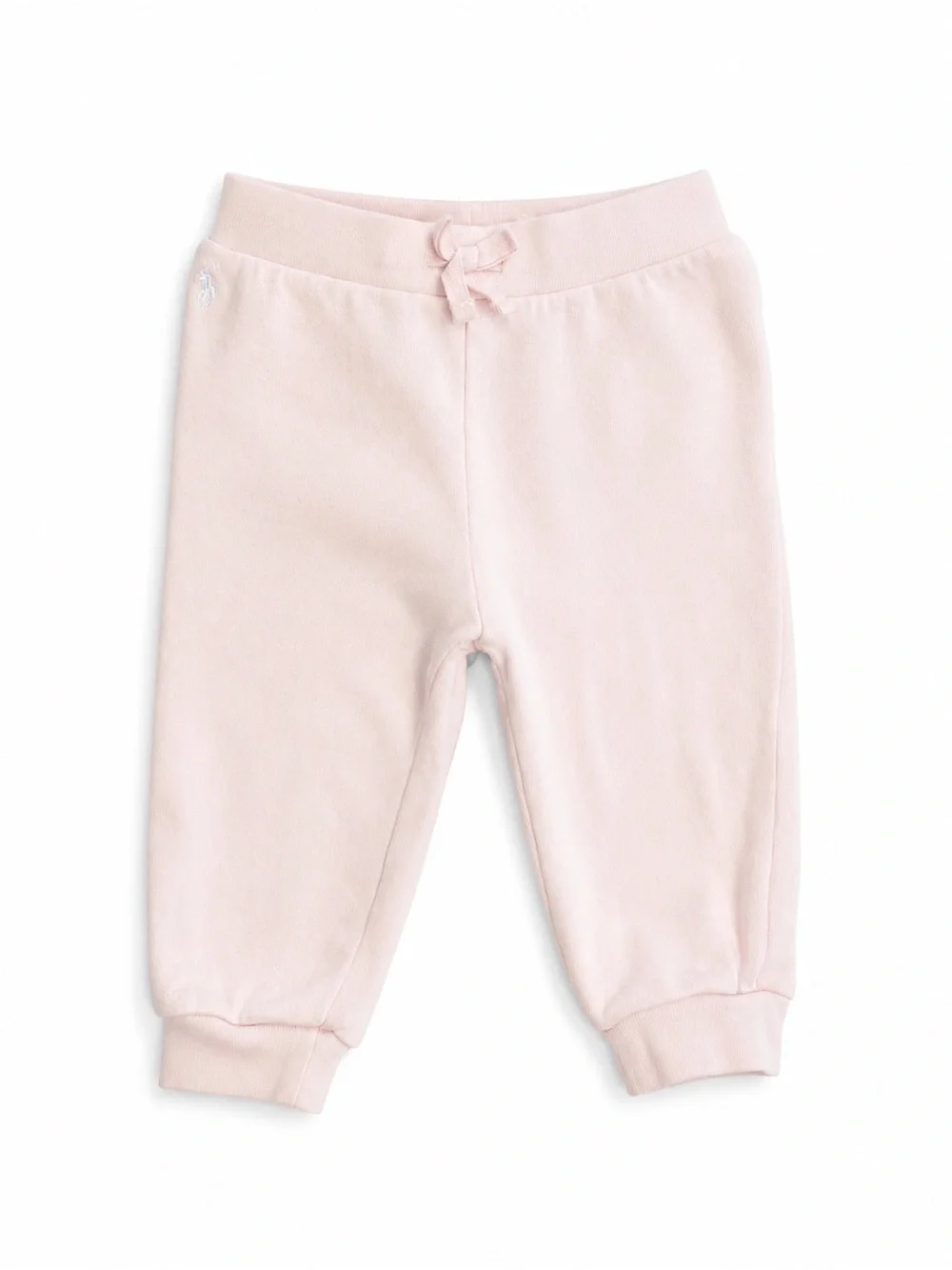 Ralph Lauren Baby Pink Jogger Sweatpants 12M Embroidered Pony